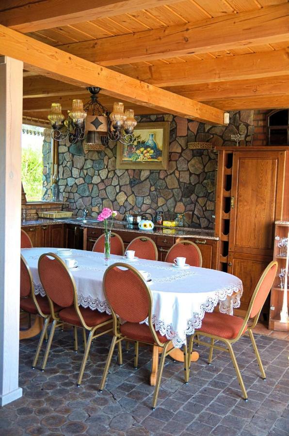 Dom Na Wodzie Mazury Villa Dzwierzuty ภายนอก รูปภาพ